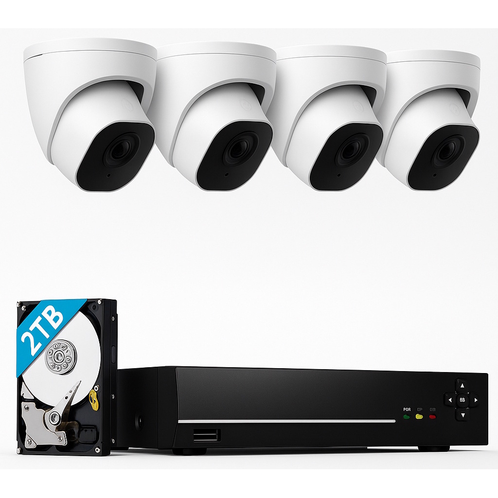 4 Camera Security System